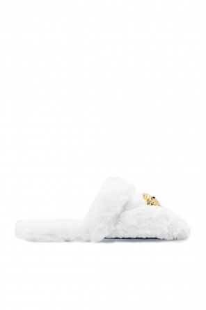 Fur slippers od Versace Home