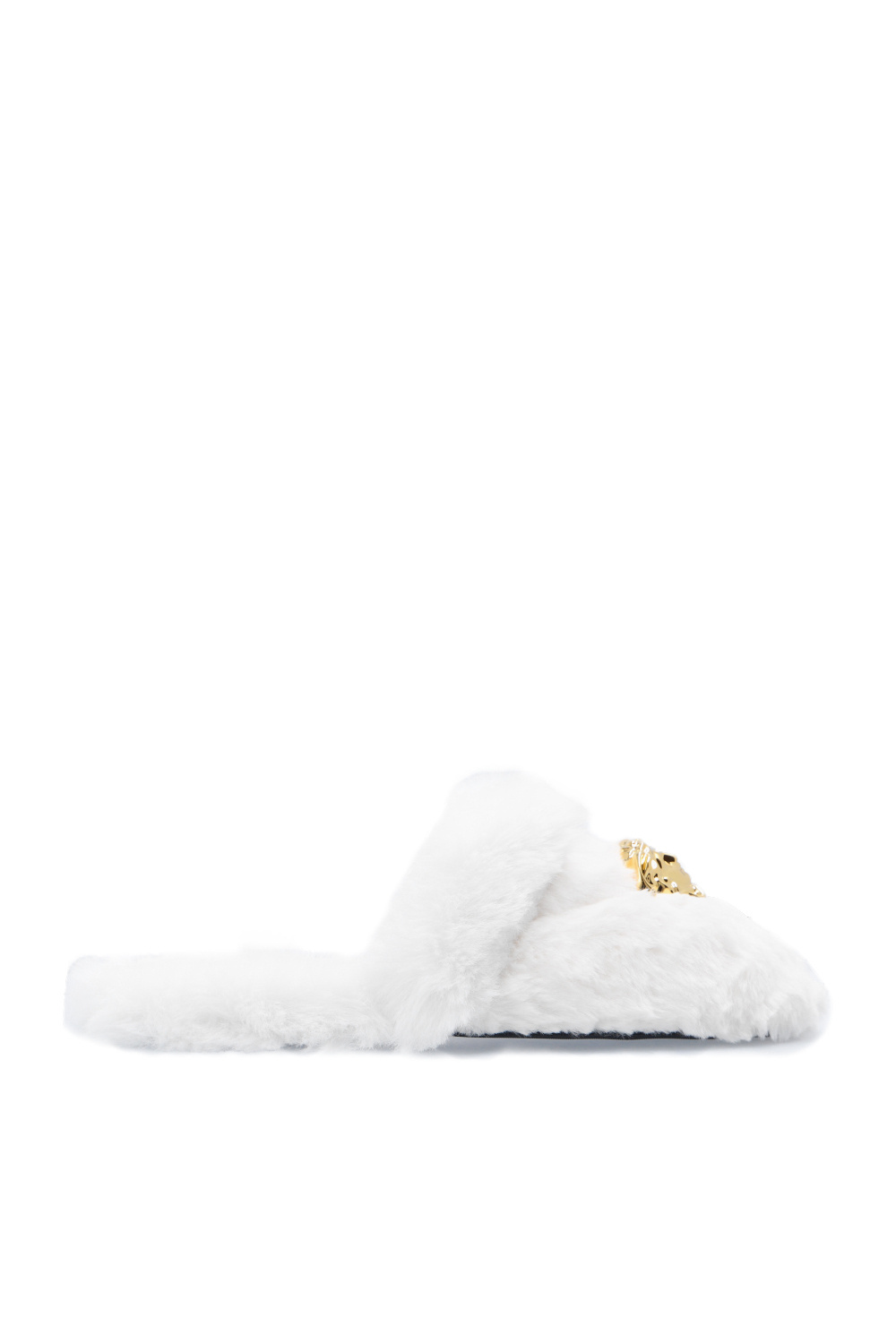 Versace Home Fur slippers