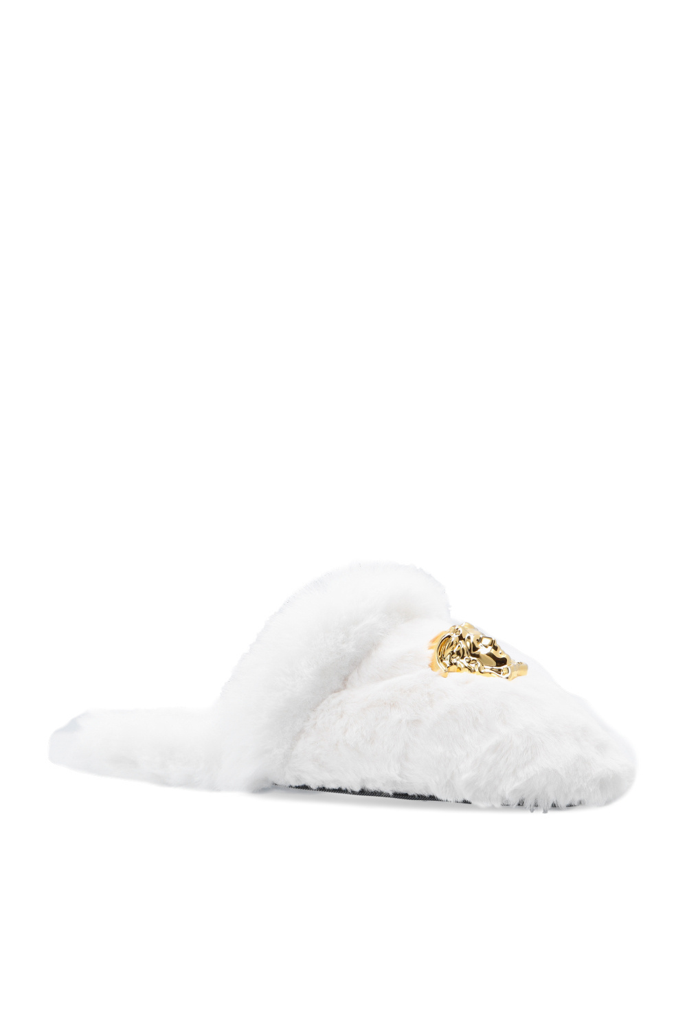 Versace Home Fur slippers