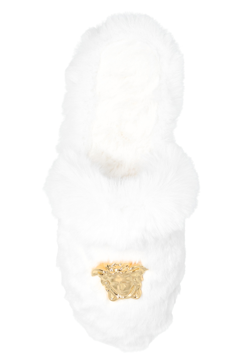 Versace Home Fur slippers