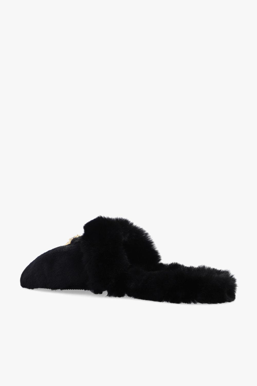 Versace Home Fur slides