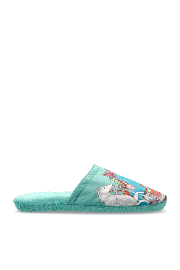 Cotton slides with print od Versace Home