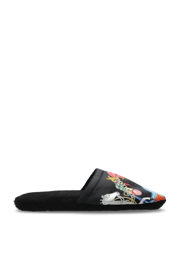 Flip-flops with 'Coral Theatre' print od Versace Home