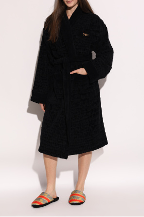 Versace Home Chanclas de algodón con estampado