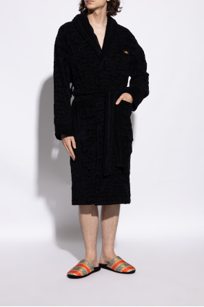 Versace Home Chanclas de algodón con estampado