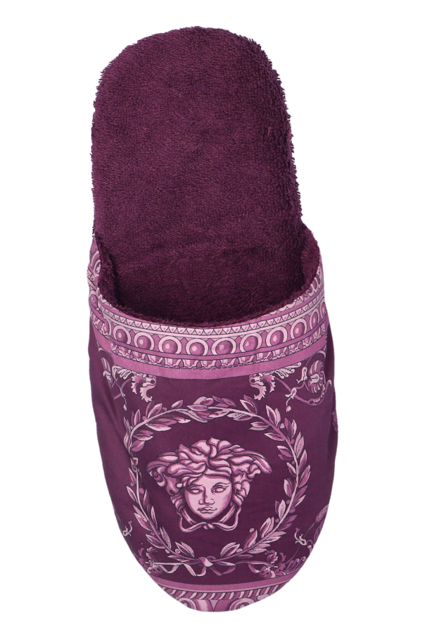 Versace Home Cotton terry slippers