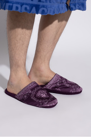 Versace Home Cotton terry slippers