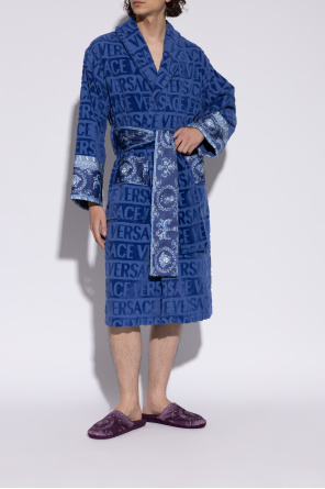 Versace Home Cotton terry slippers