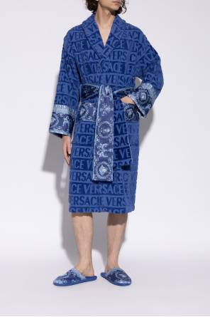 Versace Home Cotton terry slippers