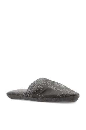 Versace Home Cotton flip-flops with print