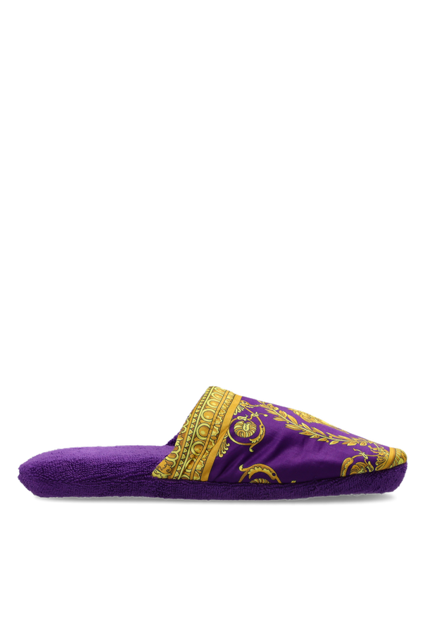 Cotton flip-flops with print od Versace Home