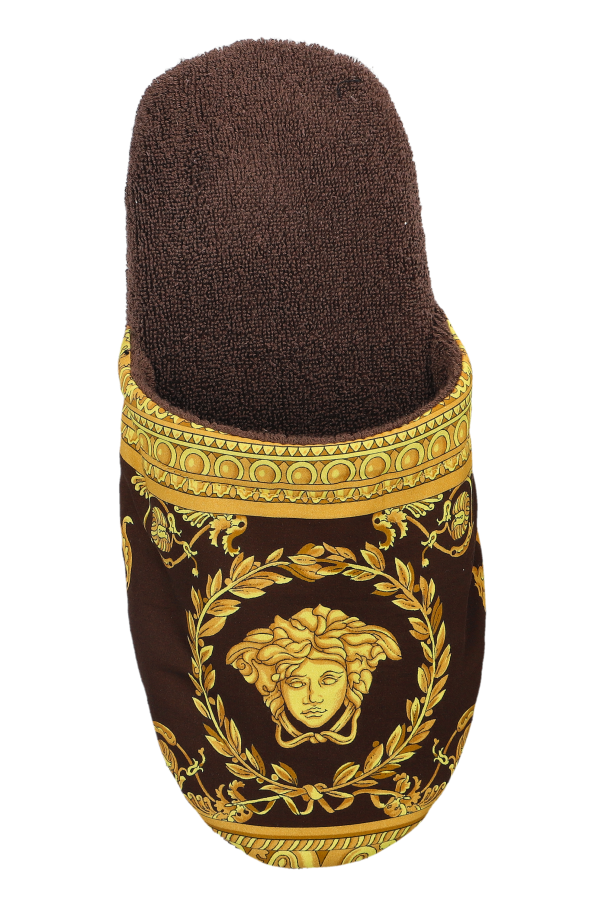 Versace Home Cotton terry "frotte" slippers