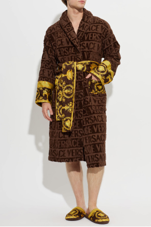 Versace Home Cotton terry "frotte" slippers