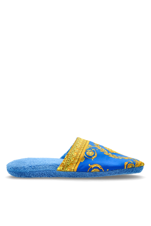 Cotton flip-flops with print od Versace Home