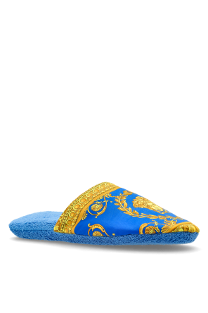 Versace Home Zapatillas de algodón con estampado