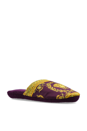 Versace Home Памучни чехли с принт „Медуза“