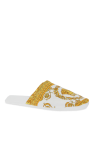 Versace Home WHITE Baroque print slides