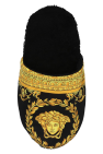 Versace Home BLACK Baroque print slides
