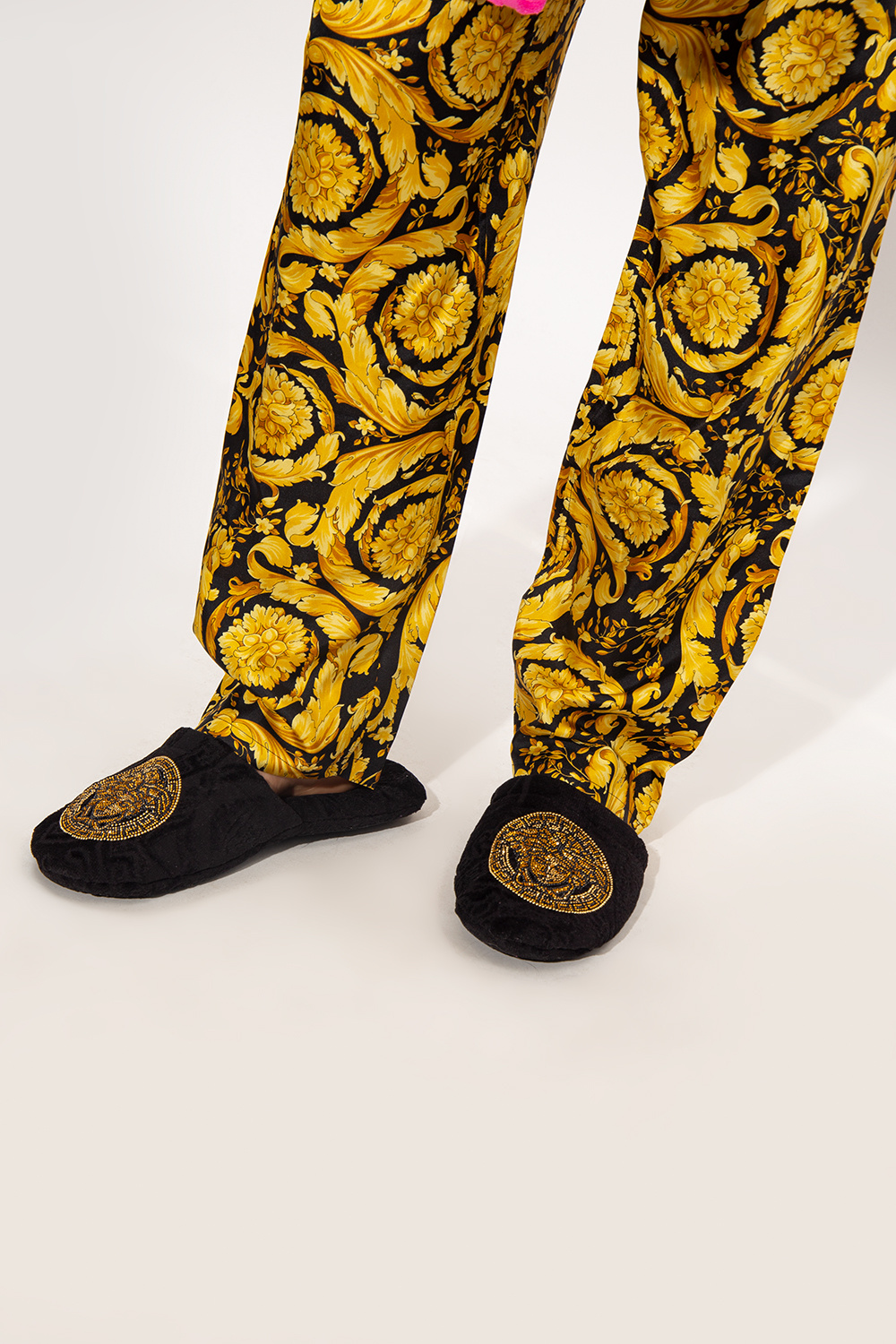 Versace Home Goldie pearl-embellished sandals