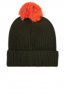 Versace Pompom black hat