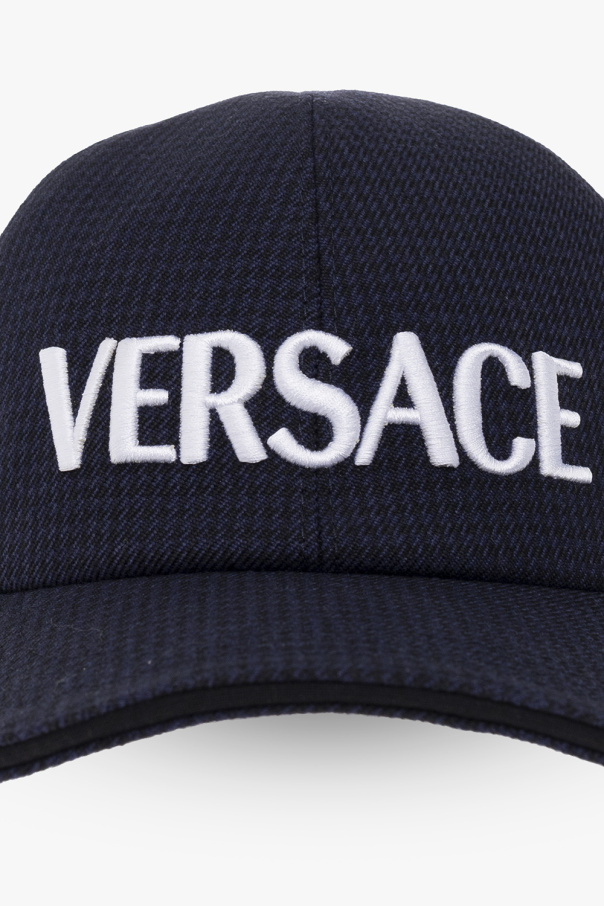 Versace tie dye print bucket hat Marrone