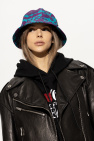 Versace BLUE Bucket hat with ‘Barocco Silhouette’ pattern