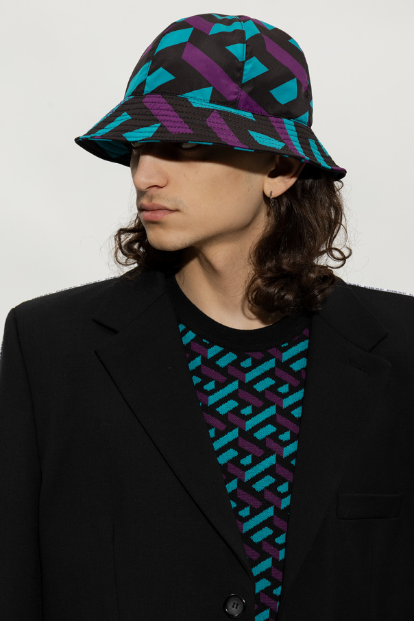 Versace Bucket hat with ‘La Greca’ pattern