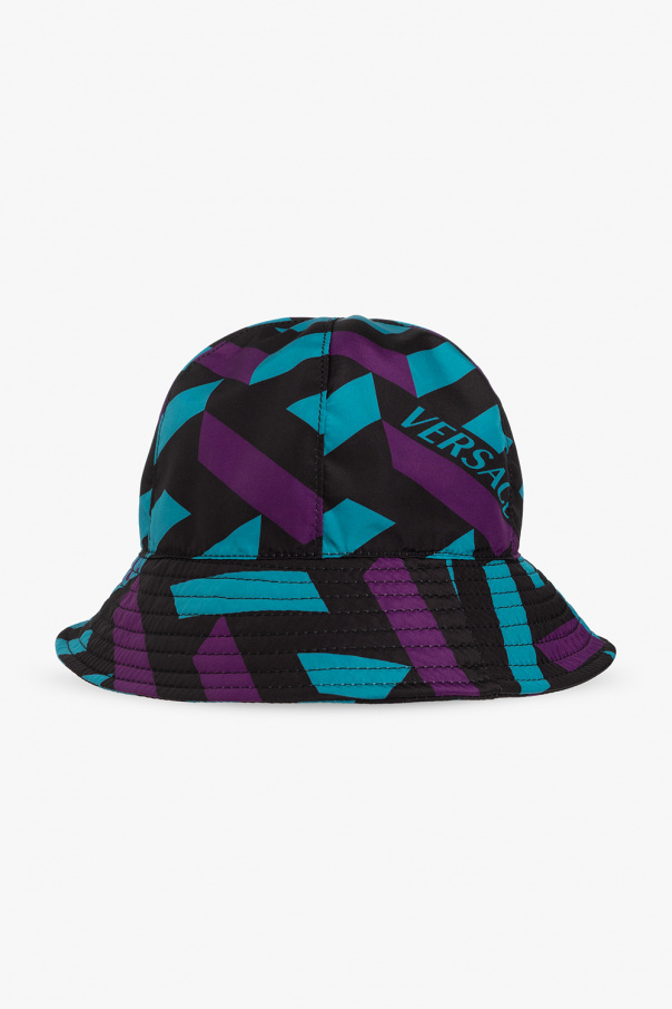 Versace sportswear hat with ‘La Greca’ pattern