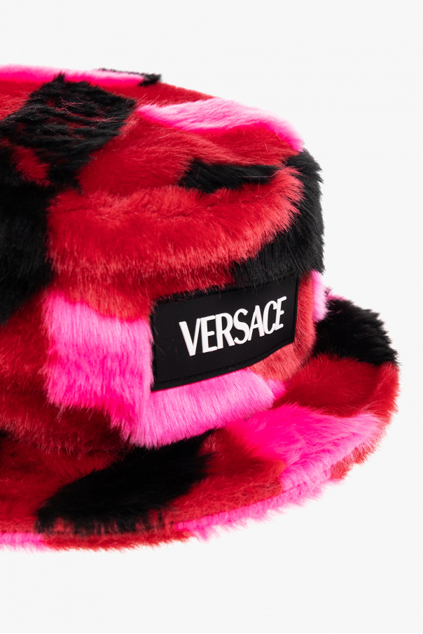 Versace Kids embroidered baseball cap undercover hat black