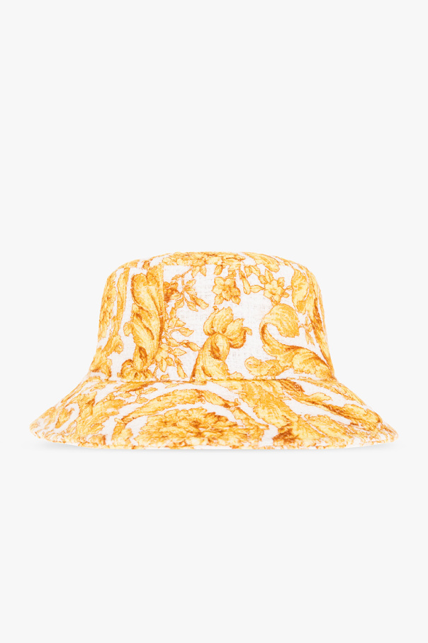 Versace Kids Bucket hat with logo