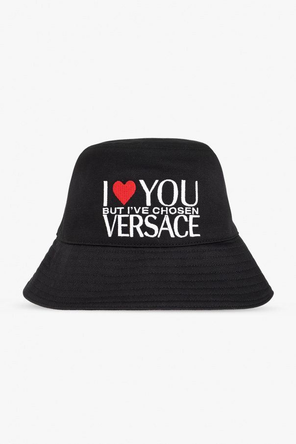 Versace Bucket hat with logo
