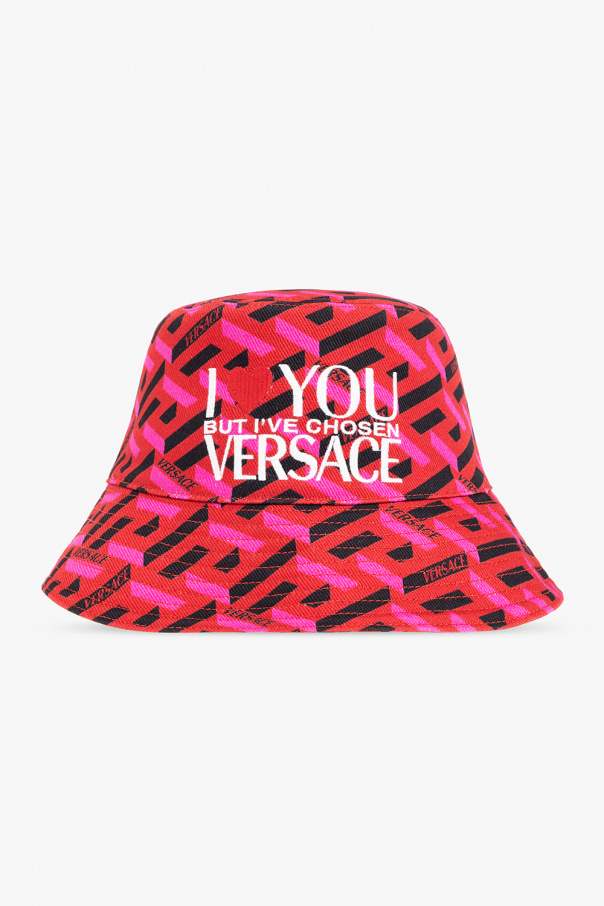 Versace Cotton bucket hat