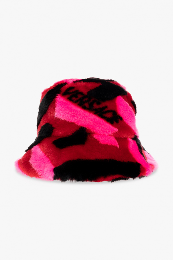 Versace Faux fur bucket Keith hat