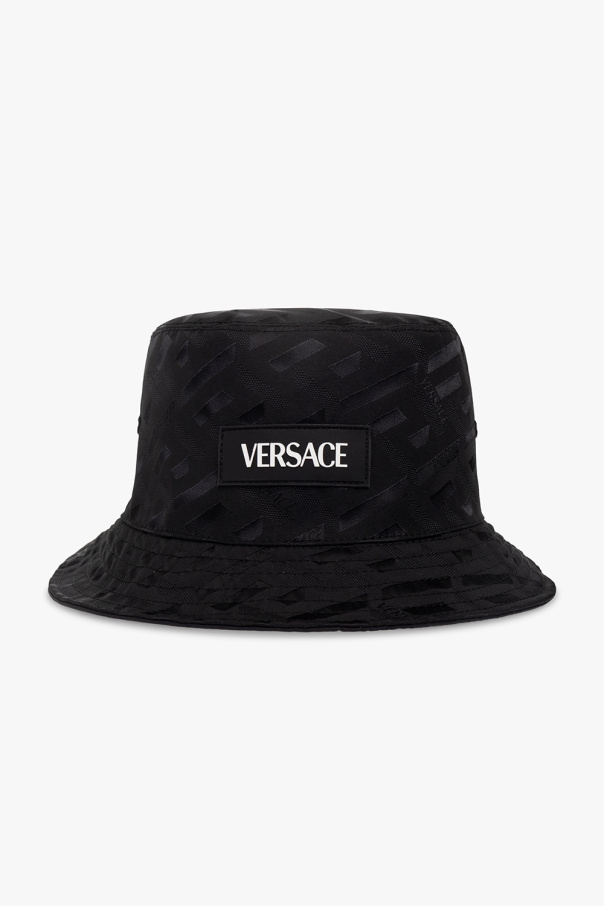 Versace Adult Huk Camo Patch Americana Straw Sun Hat
