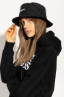 Versace BLACK Bucket hat with logo