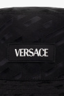 Versace BLACK Bucket hat with logo
