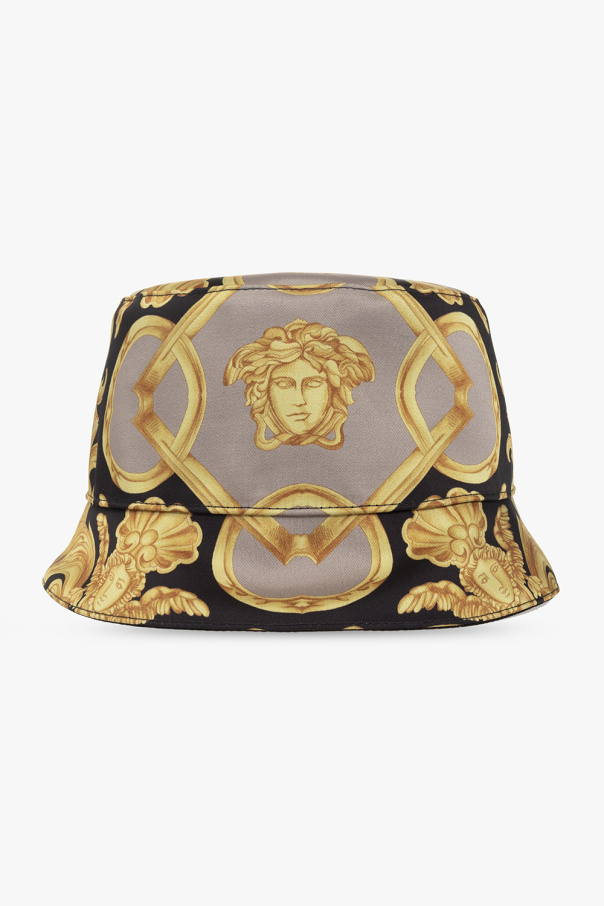 Versace sacai embroidered wool baseball cap