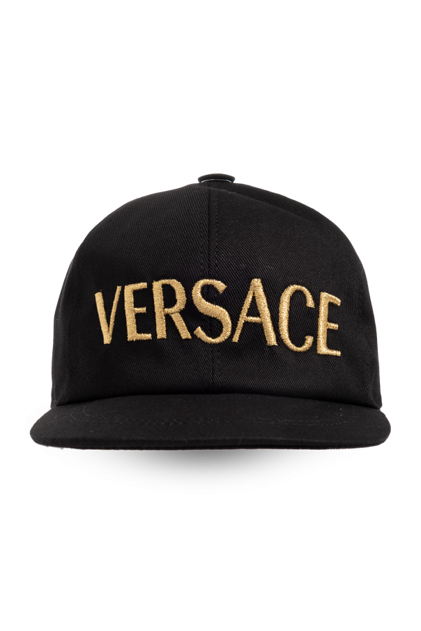 Versace Kids Baseball cap with logo
