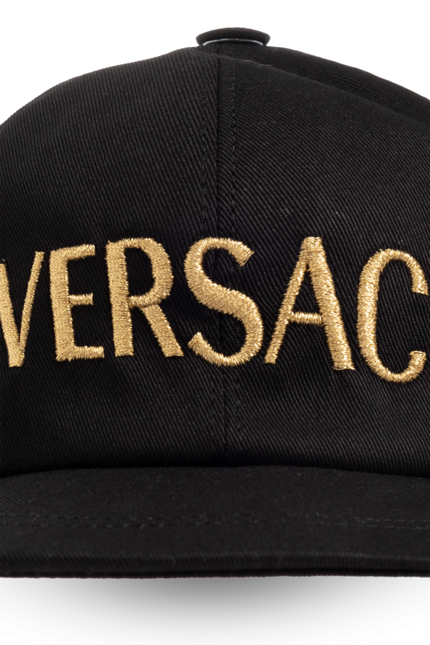 Versace Kids Baseball cap with logo