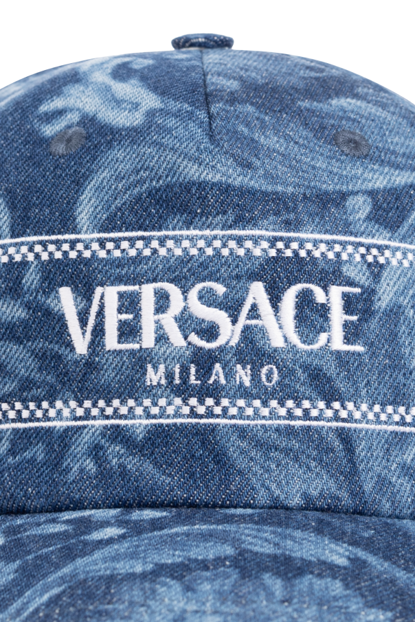 Versace Comfortable Wide Brim Sun Hat