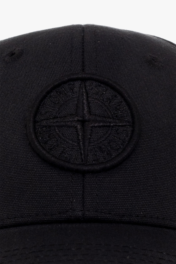 Stone Island Kids Alexander McQueen Hats Black Man Baseball Cap