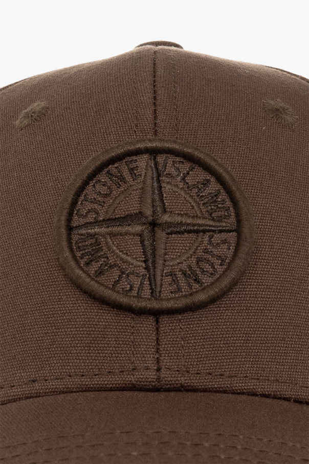 Stone Island Kids Baseball cap with logo