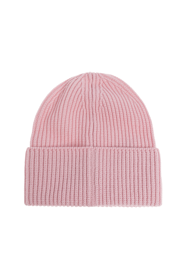 Versace Wool beanie with embroidered logo