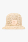 forte forte beige Straw bucket hat