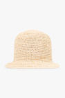 forte forte beige Straw bucket hat