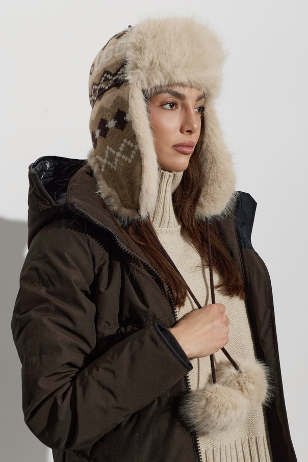 UGG Patterned hat with ear flaps