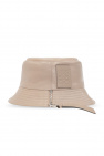Loewe Leather hat with logo