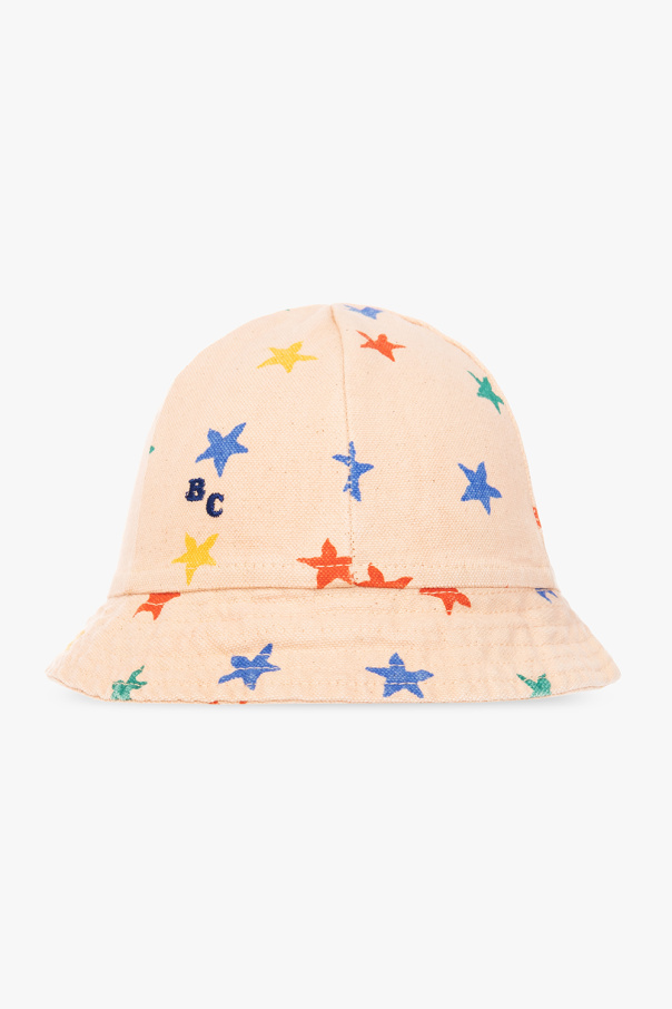 Bobo Choses Bucket ruffle hat with star pattern