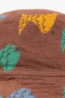 Bobo Choses BROWN Bucket hat with fish pattern