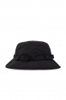 Stussy BLACK Bucket hat with logo